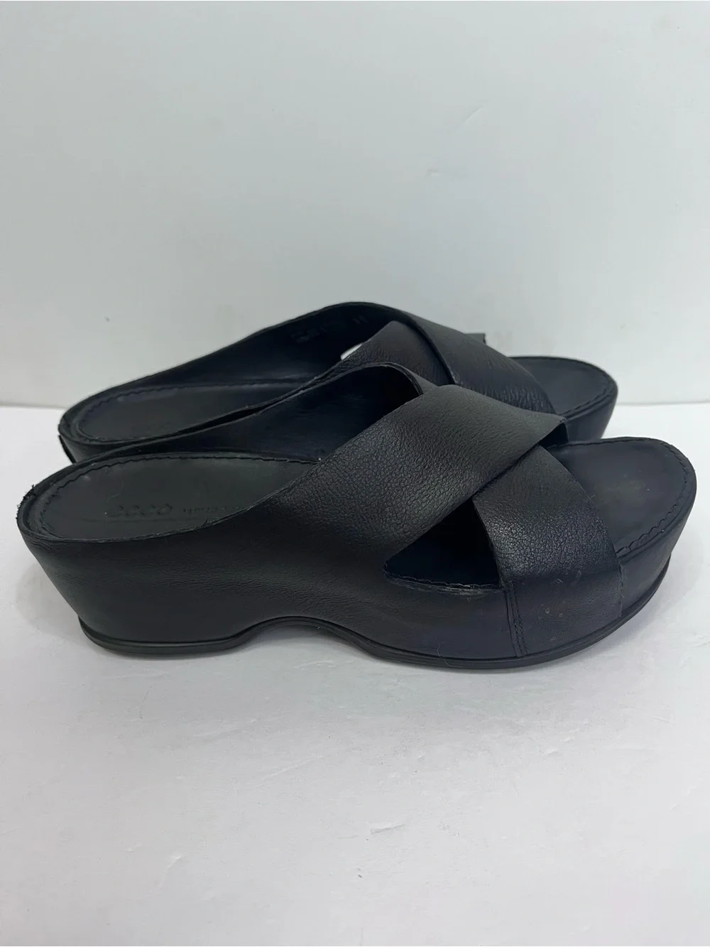 Ecco Ifla Wedge Or Platform Slide Sandals